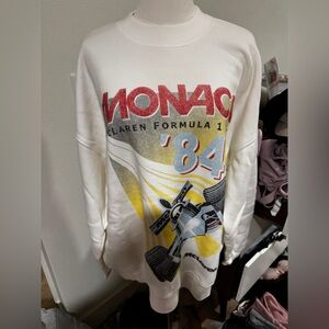 Oversized abercrombie and fitch McLaren sweater size large